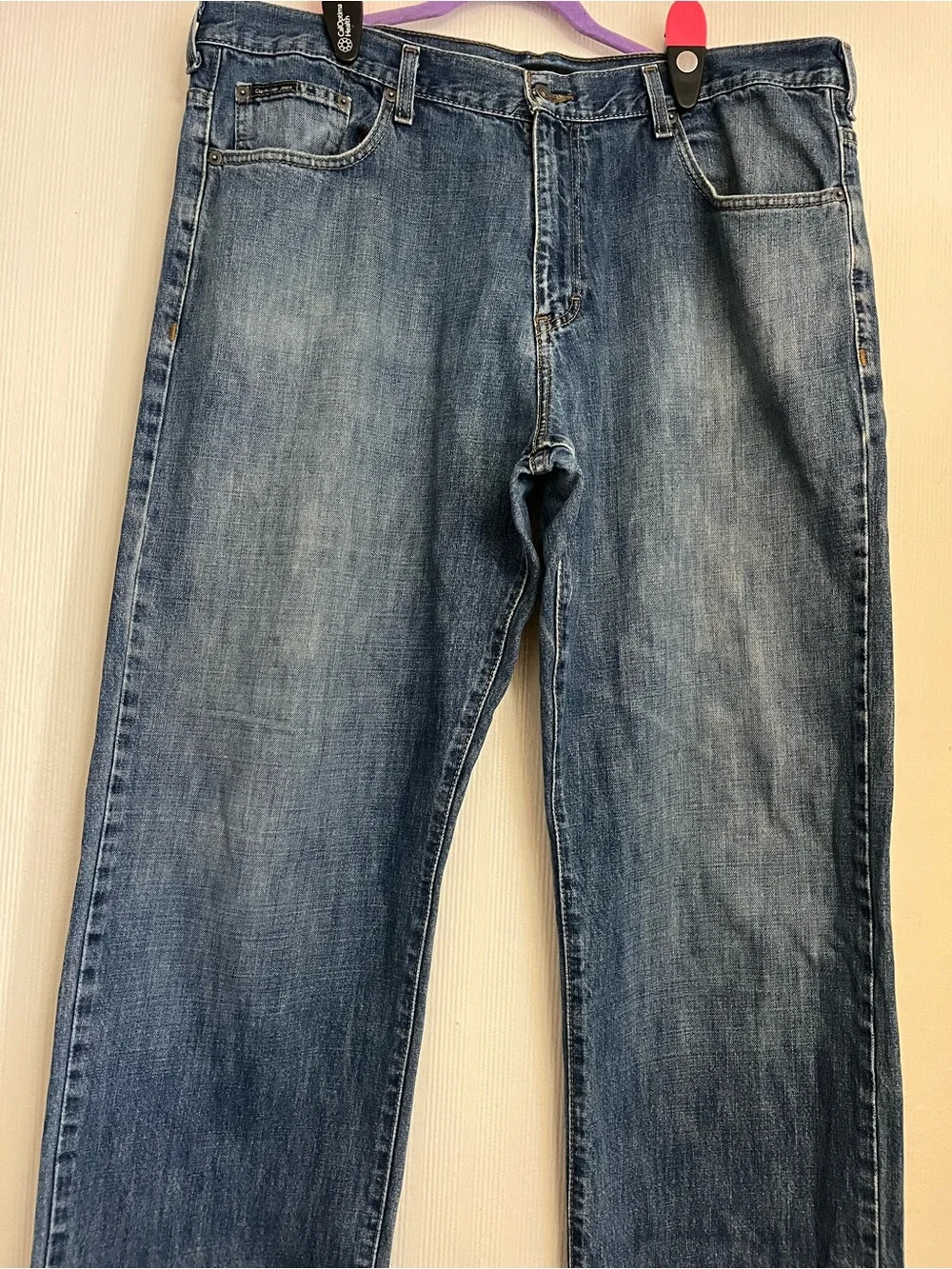 Calvin Klein Men's Indigo Straight-Leg Jeans